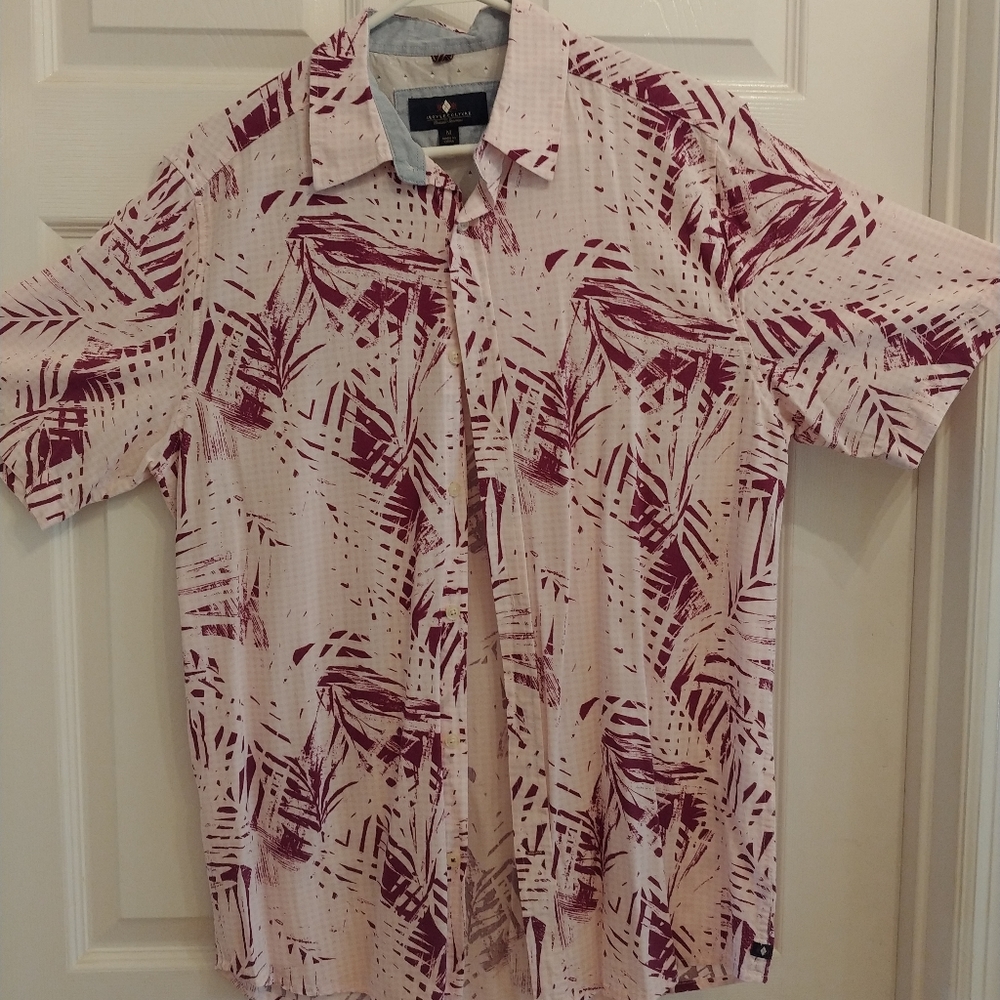 Mens short sleeve fashion shirt